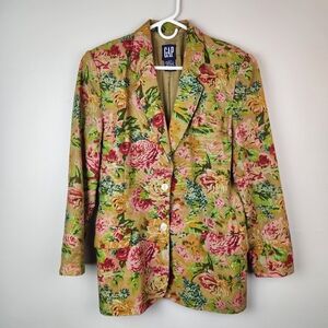 Vintage 90s GAP Floral Blazer